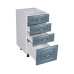 Corp inferior 40 cu 4 sertare Zebra MDF Albastru drept